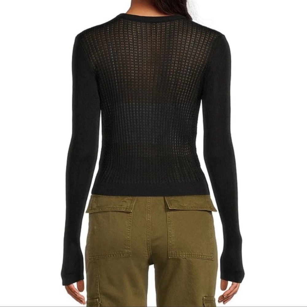 Free People H2O Crew Pullover /Black - Picture 5 of 10